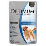 Ração Úmida Optimum para Cães Adultos Sabor Frango - 100g - 1 unidade