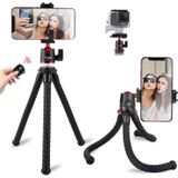 Tripé Para Iphone, Tripé De Câmera Flexível Coman, Suporte De Tripé De Telefone Oculto Com Sapato Frio, Tripé Impermeável Stand Para Gopro, Tripé De