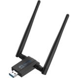 Adaptador Wifi Usb Blueshadow 1200mbps -dual Band 2.4g/5g Mini Wifi Ac Wireless Network Card Dongle W/2x 5dbi Antenas Externas Para Desktop Laptop Pc