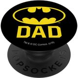 Batman Bat Dad Shield Logo Popsockets Exmutável Popgrip