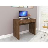 Mesa para Escritório 1 Gaveta ME4107 Tecno Mobili Nogal