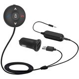 Besign Bk03 Bluetooth 4.1 Kit Veicular Para Conversação Sem Mãos E Streaming De Música, Receptor De Áudio Sem Fio Com Carregador De Carro Usb De Port