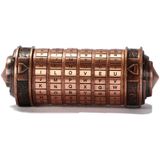 Cryptex Da Vinci Código Mini Cryptex Lock Puzzle Boxes Com Compartimentos Ocultos Aniversário Dia Dos Namorados Interessantes Presentes Românticos De