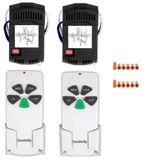 Kit De Controle Remoto Do Ventilador De Teto Universal De 2 Pacotes Com Dimmer Leve Para Hampton Bay, Hunter, Harbor Breeze, Westinghouse, Fan28r Fan