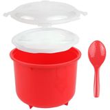 Home-x - Panela De Arroz De Micro-ondas, Panela De 10 Xícaras É Bpa Livre, Fácil De Usar, Baixa Bagunça E Vapores Arroz À Perfeição Toda Vez