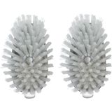 Oxo Steel Sabonete Dispensando Escova De Escova Refas 2-pack