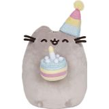 Gund Pusheen Bolo De Aniversário Pelúcia Gato Animal Recheado, 9,5"