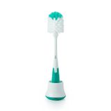 Escova De Garrafa Oxo Tot Com Limpador De Mamilos E Suporte, Teal