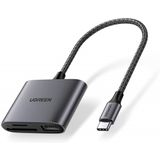Ugreen Usb C Para Leitor De Cartão Sd 3 Em 1 Micro Sd Leitor De Cartão De Memória Adaptador De 2tb Capacidade Compatível Para Câmera Macbook Pro Macb