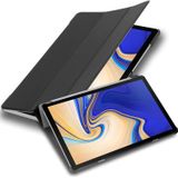 Caso De Tablet Cadorabo Compatível Com Samsung Galaxy Tab S5e (10,5 Zoll) Sm-t725n Em Preto Cetim – Ultra Fino Livro Estilo Proteção Capa Feita De Co