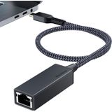 Adaptador Usb C Para Ethernet, Maxonar (com Fio Longo) Rj45 A Thunderbolt 3/type C Gigabit 10/100/1000 Mbps Adaptador De Rede Ethernet Lan Compatível