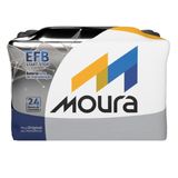 Bateria Efb Moura Start Stop 12v 72ah Mf72ld Golf Variant Jetta Passat Tiguan Creta