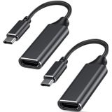 Adaptador Usb C Para Hdmi 4k Para Mac Os, Type-c Para Adaptador Hdmi Thunderbolt 3, Compatível Com Macbook Pro 2019/2018/2017, Macbook Air, Galaxy,