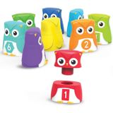 Recursos De Aprendizagem Snap-n-learn Rainbow Color, Shape, Letter Owls, Alphabet Toy, 10 Pieces, Ages 2+