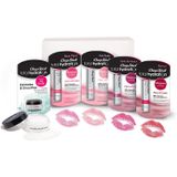 Chapstick Total Hidratação Lip Bálsamo E Lip Scrub Regimen Pack, Hidratante Labial Colorido E Esfoliante - 0,12 Oz Lip Balm (4 Contagem) E 0,27 Oz Li