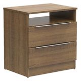 Criado-Mudo Madesa 3227 com 2 Gavetas