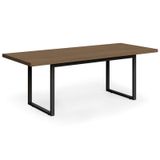Mesa De Reunioes Para Escritório 2,20 Mt Carvalho Munique F220 - Kappesberg