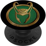 Ícone Da Série Marvel Loki Popsockets Popgrip: Aperto Permutável Para Telefones E Tablets