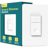 Interruptor Dimmer Inteligente Treatlife, Fio Neutro Necessário, Interruptor De Luz Wi-fi De 2,4ghz, Compatível Com Alexa E Google Assistente, Agenda