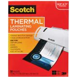Bolsas De Laminação Térmica Escocesas, 8,9 X 11,4 Polegadas, 3 Mil De Espessura, 50-pack (tp3854-50),clear