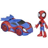 Marvel Spidey E Seus Amigos Incríveis Spidey Action Figure E Web-crawler Vehicle, Para Crianças De 3 Anos Ou Mais