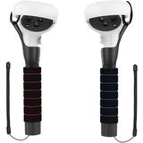 Amvr Dual Handles Extension Grips Para Controladores Oculus Quest, Quest 2 Ou Rift S Jogando Beat Saber Games