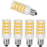 Led Yujiu E11, Tudo-newyujiu Led E11 T4 Mini-candelabra Lâmpada 4w 40w A 50w Halogen Replacement Warm White 3000k (5 Pack)