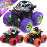 Monster Trucks Brinquedos Para Meninos - Friction Powered 3-pack Mini Push And Go Car Truck Jam Playset For Boys Girls Toddler Aged 2 3 4 5 Year Old