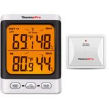 Monitor De Temperatura E Umidade Do Termômetro De Temperatura E Umidade Do Termômetro Externo Da Thermopro Tp62 Digital Com Medidor De Umidade Do Dis