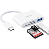 Adaptador Leitor De Cartão Usb C Sd, Adaptador Leitor De Cartão Ihoryson Tipo C Micro Sd Tf, 3 Em 1 Usb C Para Adaptador Leitor De Cartão De Memória