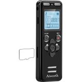 Gravador Ativado Por Voz Digital De 16gb Para Palestras - Aiworth 1160 Horas Sound Audio Recorder Dictaphone Voice Ativado Gravador Dispositivo De Gr