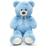 Cybil Home Urso Gigante De Pelúcia Macio Urso Recheado Animal Para Namorada Crianças, 35 Polegadas (azul)