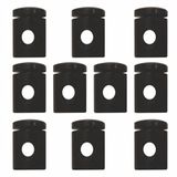 Kit-9 Desviador De Cabo Lustres Pendentes Luminária/9 Preto