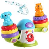 Brinquedo De Equilíbrio Educacional Com Música E Sons, Brinquedo Educacional Sensorial Para Crianças, Bebês, Meninas E Meninos Com Anéis De Empilhame