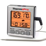 Termômetro De Carne Digital Thermopro Tp-16s Fumante Doce Comida Churrasco Termômetro De Cozimento Para Grelhar Forno Frito Com Modo Temporizador De