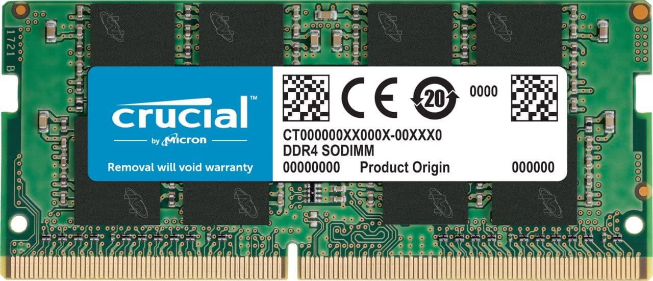 Memória De Laptop Ram Crucial De 4gb Ddr4 2400 Mhz Cl17 Ct4g4sfs824a