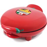 Elite Gourmet Mexican Taco Terça-feira Quesadilla Maker, Easy-slice 6-wedge, Queijo Grelhado, 8 Polegadas, Vermelho