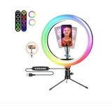 Kit Youtuber Ring Light Tripé Suporte Selfie Iluminação