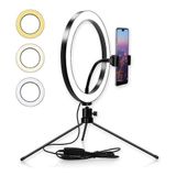 Kit Youtuber Ring Light 20cm Tripé Suporte Selfie Iluminação