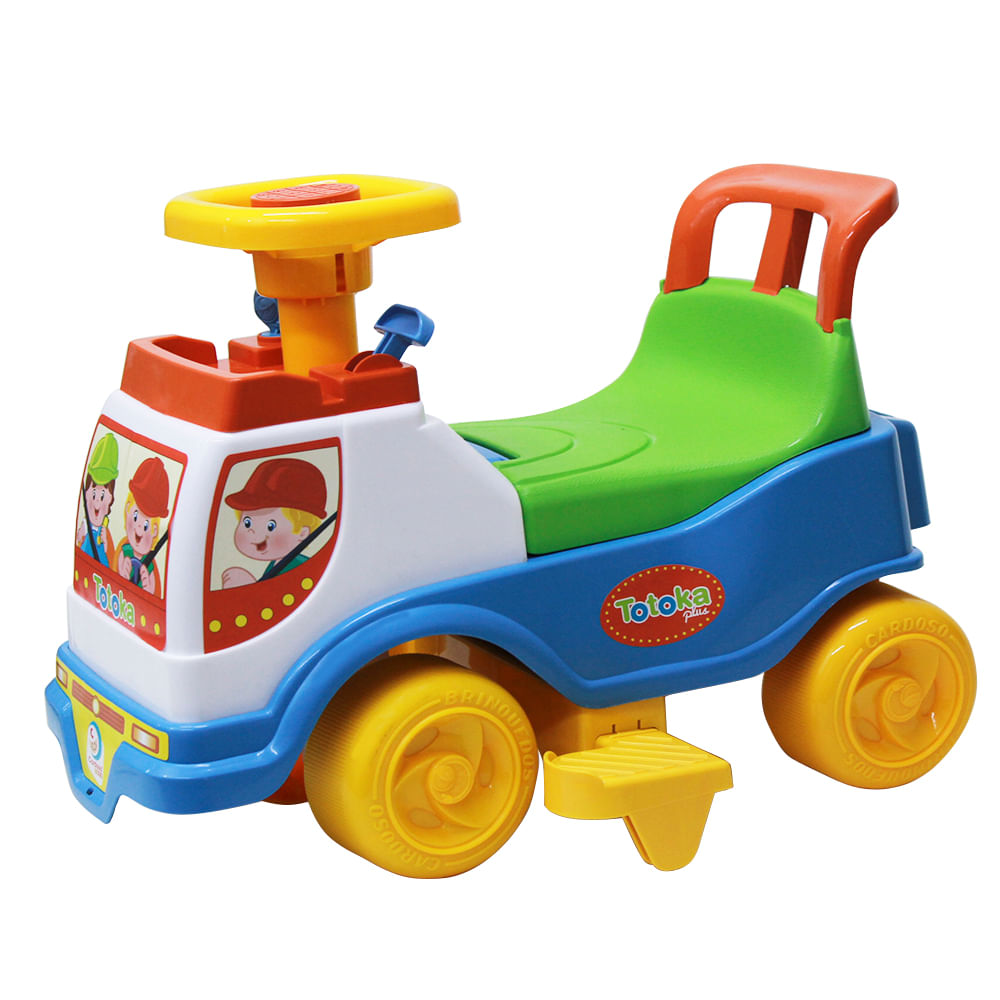 Totoca Andador Menino Infantil Totoka Plus De Empurrar Cardoso Toys + Brinde Dedoche