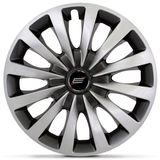 Calota Esportiva Tuning Sport Silver Aro 13 Polegadas
