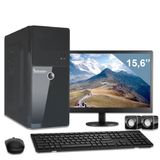Computador Com Monitor 15,6 Intel Dual Core 2.41Ghz 4Gb Hd 500Gb 3Green Business Desktop
