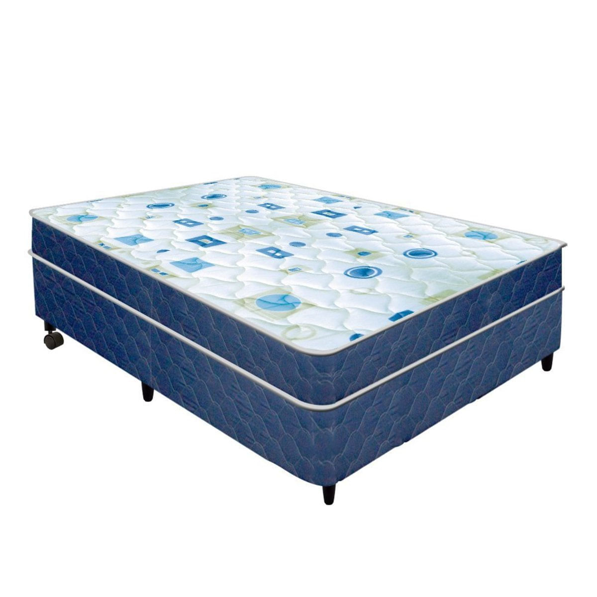 Cama Box + Colchão King Size Netsono D28 193x203x55cm