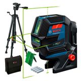 Nível A Laser De Linhas Verdes Com Tripé E Acessórios Gcl 2-50g 0601.066.m01 Bosch