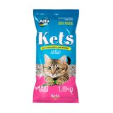 Areia White Kets para Gatos - 1,8kg