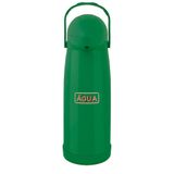 Garrafa Térmica Pressao Nobile Verde Decorada Água 1,9l