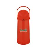 Garrafa Térmica Pressao Nobile Vermelho Decorada Cafe 1,0l