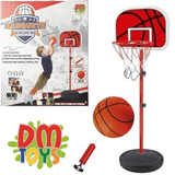 Cesta De Basquete Infantil Bola Bomba Rede Até 2,02m Dm Toys
