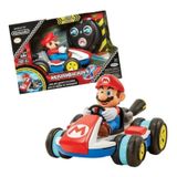 Carro Super Mário Controle Remoto Rc Racer Candide 3020