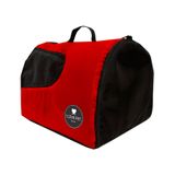 Bolsa de Transporte I Love Pet Design para Cães Vermelha - Tamanho P